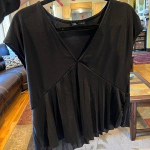 Zara black blouse